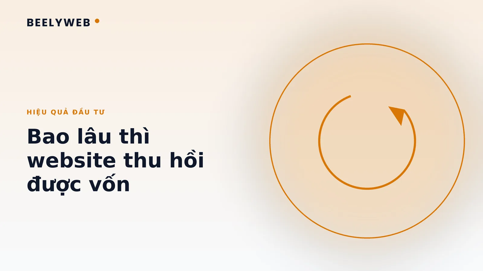 Tính hiệu quả đầu tư website: bao lâu thì thu hồi được vốn