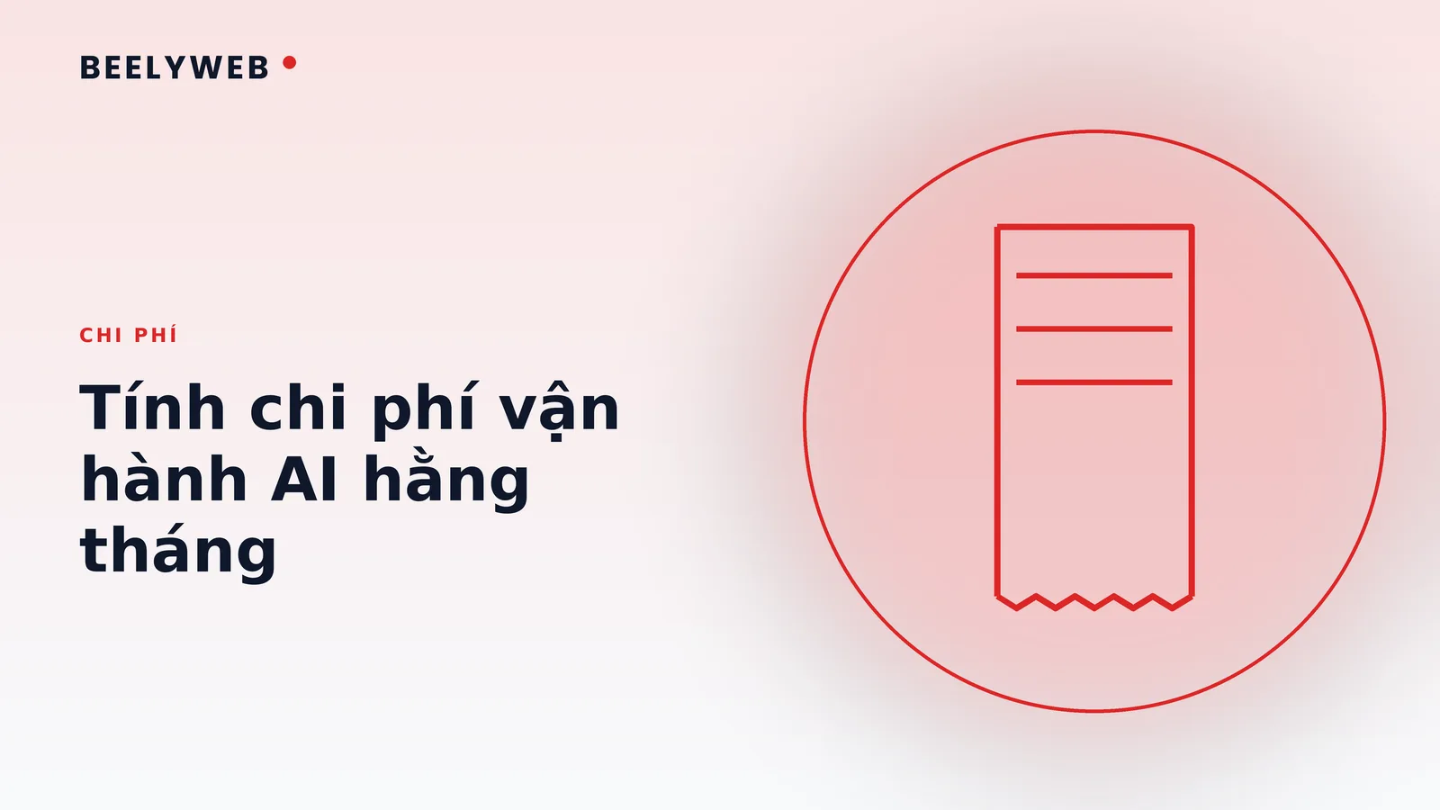 Tính chi phí vận hành AI hằng tháng cho một doanh nghiệp SME